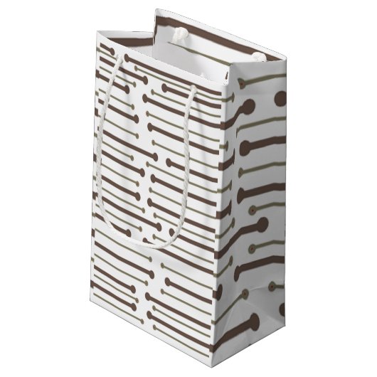 MCM Geïnspireerde lijnen Klein Cadeauzakje (Achterkant Gekanteld)