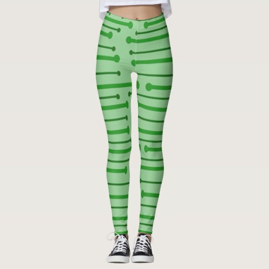 MCM Geïnspireerde lijnen Leggings (Voorkant)