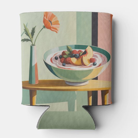 MCM Geometric Fruit Yogurt Can Sleeve Blikjeskoeler (Achterkant)