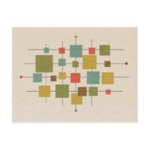 MCM geometrische vierkantjes - Multi