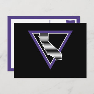 MCM Gestreepte Californische driehoek Briefkaart