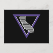 MCM Gestreepte Californische driehoek Briefkaart (Voorkant)