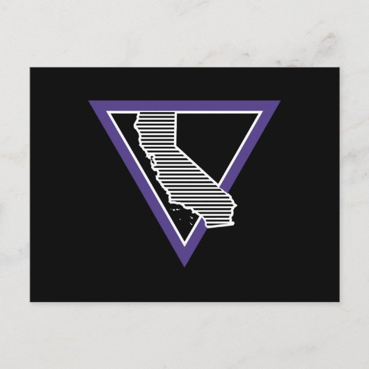 MCM Gestreepte Californische driehoek Briefkaart (Voorkant)