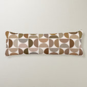 MCM Halfcirkels Browns+Cream Patroon Lichaamskussen (Voorkant)