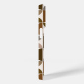 MCM Halfcirkels Browns+Crème Groot Patroon Case-Mate iPhone Case (Achterkant / Rechts)