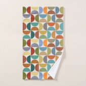 MCM Halfcirkels Patroonkleur op Crème Bad Handdoek (Handdoek)