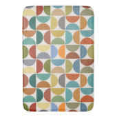 MCM Halfcirkels Patroonkleur op Crème Badmat (Voorkant Verticaal)