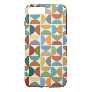MCM Halfcirkels Patroonkleur op Crème iPhone 8/7 Plus Hoesje