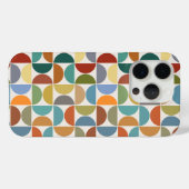 MCM Halfcirkels Patroonkleur op Crème Case-Mate iPhone Case (Achterkant (horizontaal))