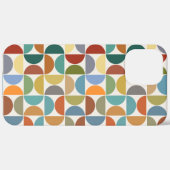 MCM Halfcirkels Patroonkleur op Crème Case-Mate iPhone Case (Achterkant / Rechts)