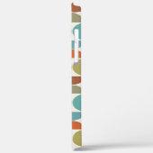 MCM Halfcirkels Patroonkleur op Crème Case-Mate iPhone Case (Achterkant / Links)
