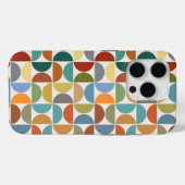 MCM Halfcirkels Patroonkleur op Crème Case-Mate iPhone Case (Achterkant (horizontaal))