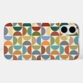 MCM Halfcirkels Patroonkleur op Crème Case-Mate iPhone Case (Achterkant (horizontaal))