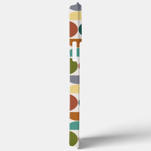 MCM Halfcirkels Patroonkleur op Crème Case-Mate iPhone Case (Achterkant / Rechts)