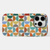 MCM Halfcirkels Patroonkleur op Crème Case-Mate iPhone Case (Achterkant (horizontaal))