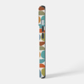 MCM Halfcirkels Patroonkleur op Crème iPhone 15 Case (Linkerkant)