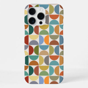 MCM Halfcirkels Patroonkleur op Crème iPhone 16 Pro Max Hoesje