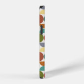 MCM Halfcirkels Patroonkleur op Crème iPhone Hoesje (Rechterkant)