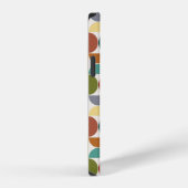MCM Halfcirkels Patroonkleur op Crème iPhone Hoesje (Rechterkant)