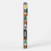 MCM Halfcirkels Patroonkleur op Crème iPhone Hoesje (Rechterkant)