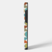 MCM Halfcirkels Patroonkleur op Crème iPhone Hoesje (Linkerkant)