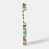 MCM Halfcirkels Patroonkleur op Crème iPhone Hoesje (Linkerkant)