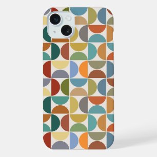 MCM Halfcirkels Patroonkleur op Crème iPhone 15 Plus Case