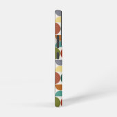 MCM Halfcirkels Patroonkleur op Crème Samsung Galaxy Hoesje (Rechterkant)