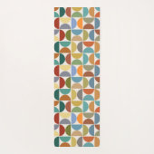 MCM Halfcirkels Patroonkleur op Crème Yogamat (Achterkant)