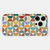 MCM Halve Cirkels Patroon Kleur op Crème Case-Mate iPhone Case (Achterkant (horizontaal))
