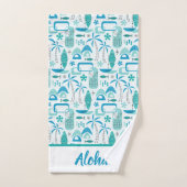 MCM Hawaiian Village - Blue Bad Handdoek (Handdoek)