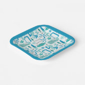 MCM Hawaiian Village – Blue Papieren Bordje (Gebogen)