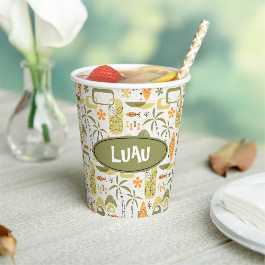 MCM Hawaiian Village Papieren Bekers (Insitu)