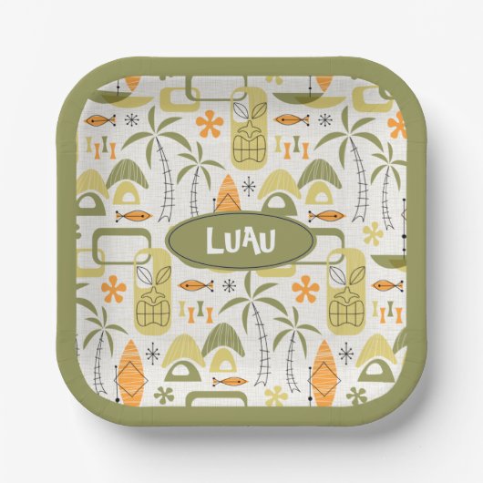 MCM Hawaiian Village Papieren Bordje (Voorkant)
