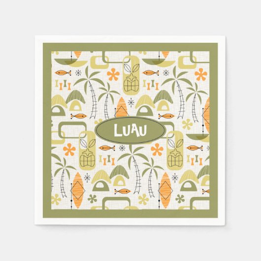 MCM Hawaiian Village Servet (Voorkant)