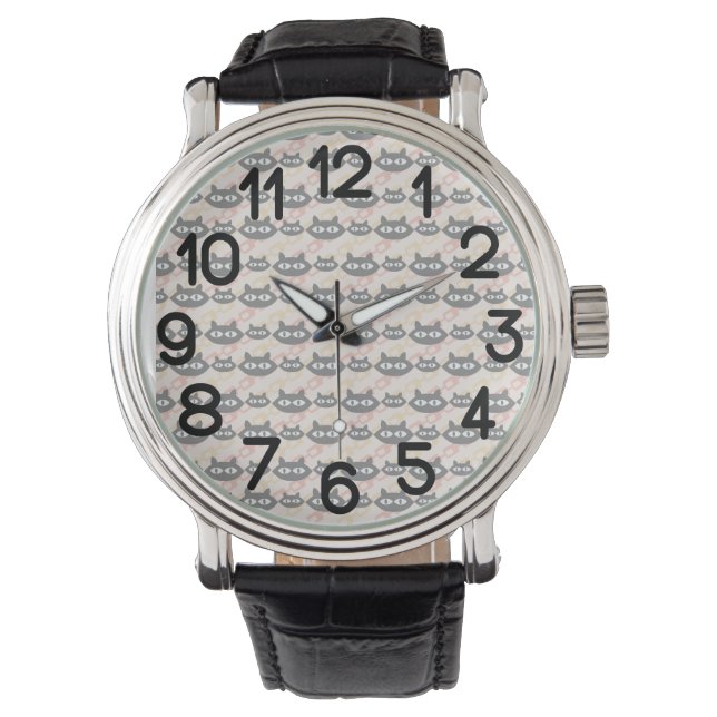 MCM Katten  Horloge (Voorkant)