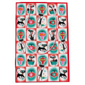 MCM Katten Kerstcadeau Tas Medium Cadeauzakje (Voorkant)