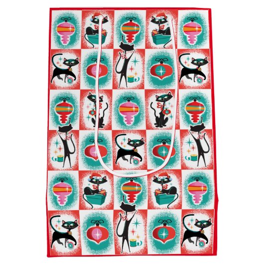 MCM Katten Kerstcadeau Tas Medium Cadeauzakje (Achterkant)