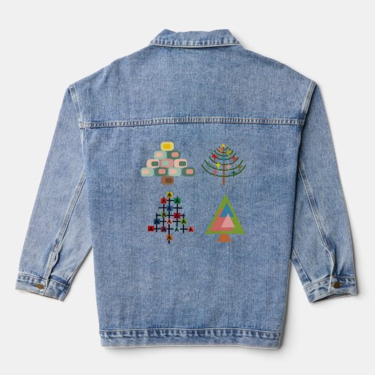 MCM Kerstbomen Denim Jacket (Achterkant)