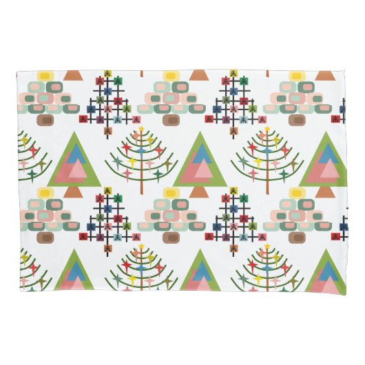 MCM Kerstbomen Kussensloop (Voorkant)