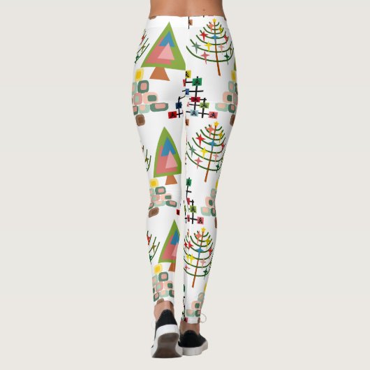 MCM Kerstbomen Leggings (Achterkant)