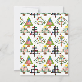 MCM Kerstbomen  Notitiekaartje
