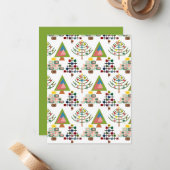 MCM Kerstbomen  Notitiekaartje (Voorkant / Achterkant in situ)