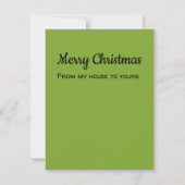 MCM Kerstbomen  Notitiekaartje (Achterkant)