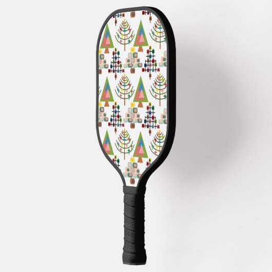 MCM Kerstbomen Pickleball Paddle (Links)