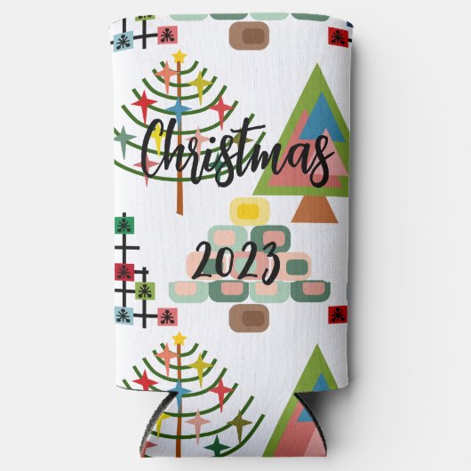 MCM Kerstbomen Seltzer Blikjeskoeler (Voorkant)