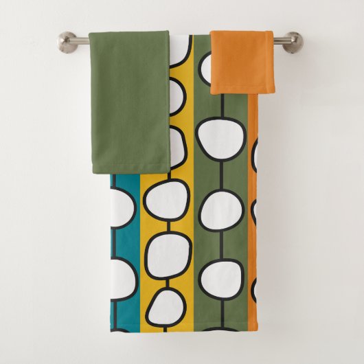 MCM kleurrijke lijnen Bad Handdoek (Insitu)