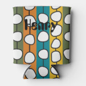 MCM kleurrijke lijnen Blikjeskoeler (Voorkant)