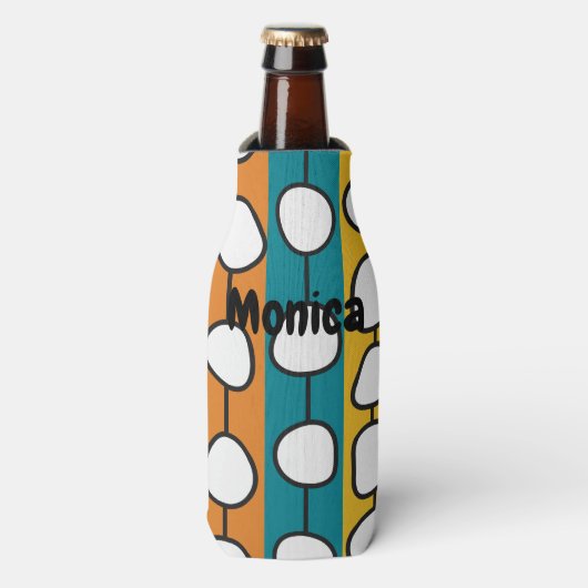 MCM kleurrijke lijnen Flesjeskoeler (Fles Voorkant)