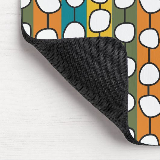 MCM kleurrijke lijnen Muismat (Hoek)